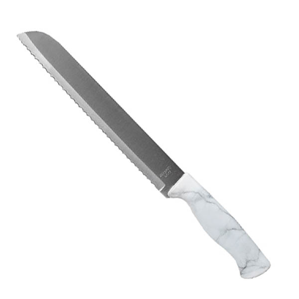 Cuchillo de 8" modelo Pan con diseño en mármol de acero inoxidable HDS