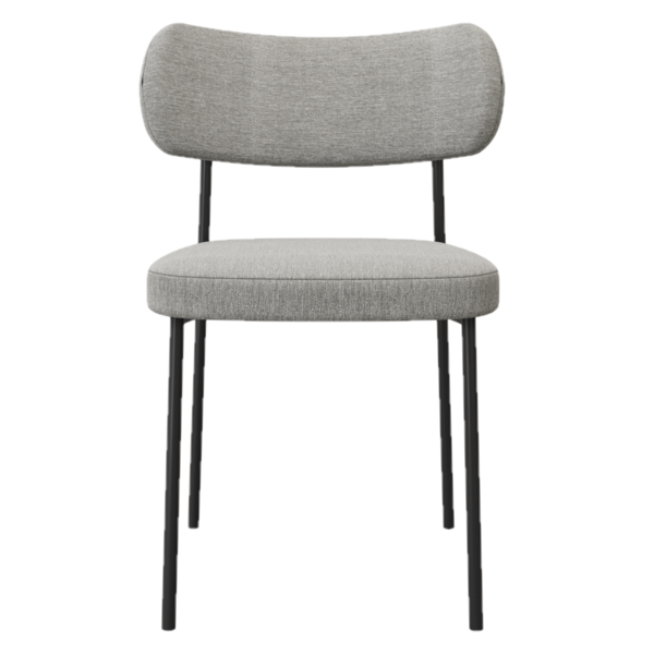 Silla de comedor Mila color gris