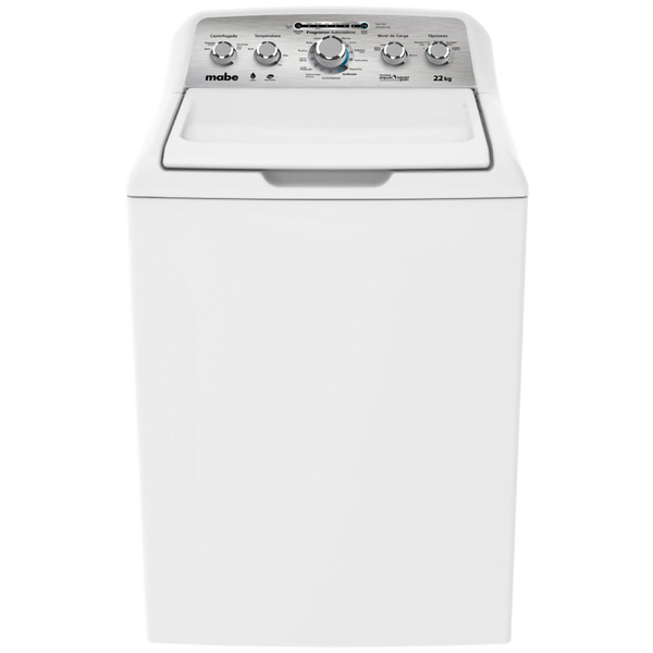 Lavadora automática de carga superior de 22kg color blanco