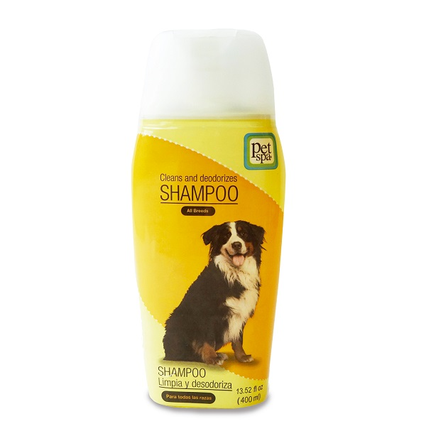 Shampoo de 400ml para perros de todas las razas