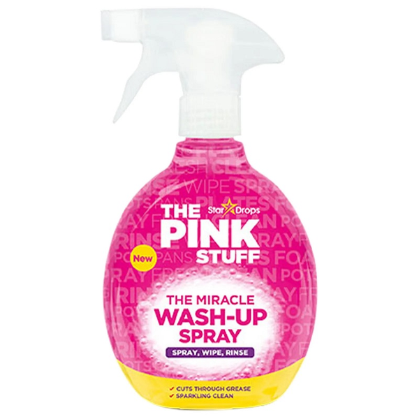 Limpiador lavaplatos en spray Pink Stuff Wash-Up de 500ml