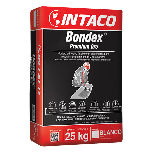 Pegamento Bondex Premium Oro de 25kg color blanco
