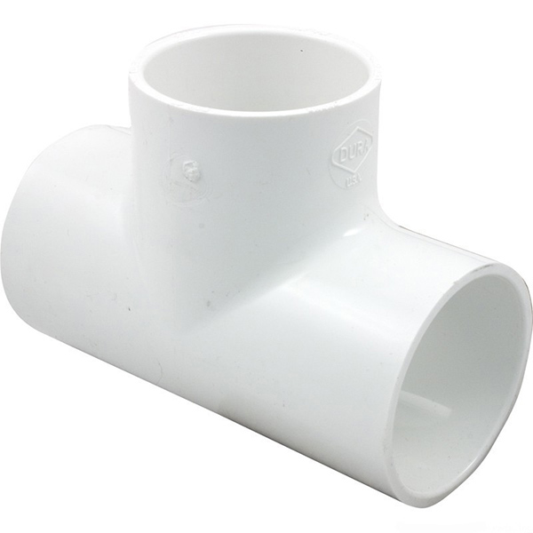 Tee PVC de 3/4" para tuberías y conexiones