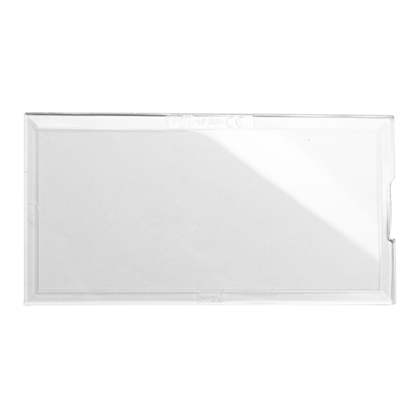 Vidrio transparente de 2" x 4-1/4" para máscara de soldar
