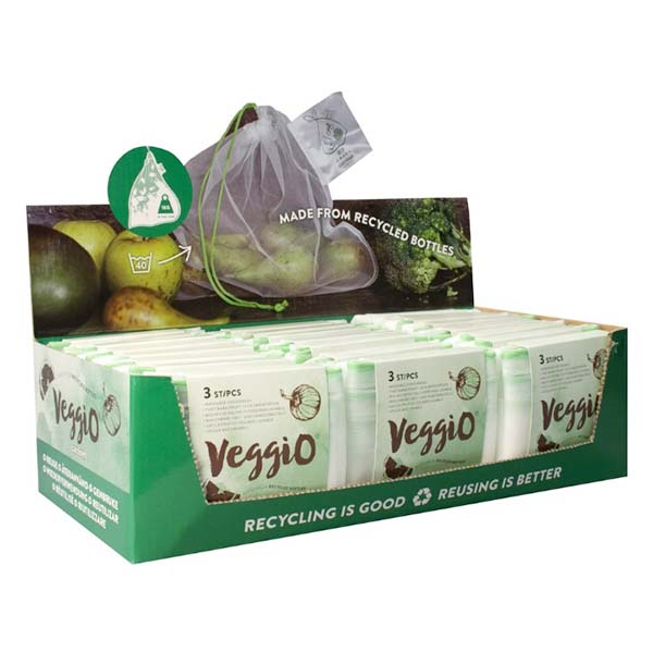 Bolsas reutilizables para vegetales - 3 unidades