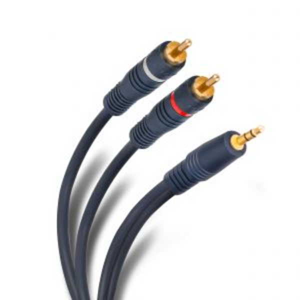 Cable plug 3.5mm a 2 plug RCA de 1.8m