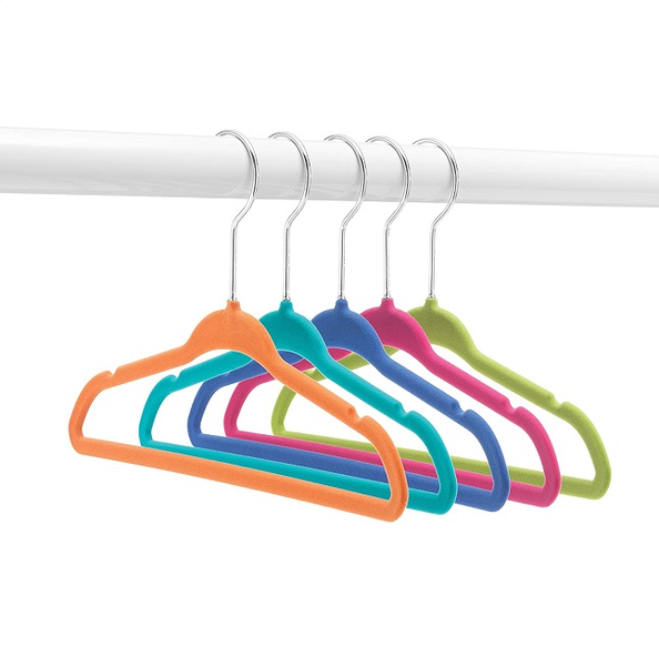 Ganchos de colores de 5 unidades para ropa de niños