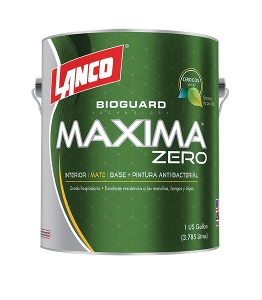 Pintura antibacterial Maxima Zero 1 galón (3.78 litros) LANCO