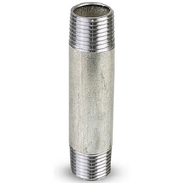 Niple galvanizado macho de 1" x 5"