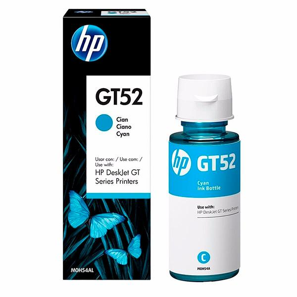 Botella de tinta GT52 cian para impresora