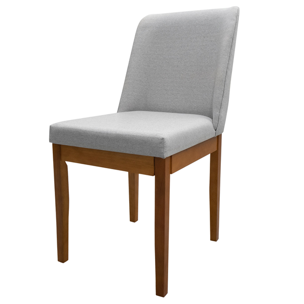 Silla de comedor Diana en madera textil