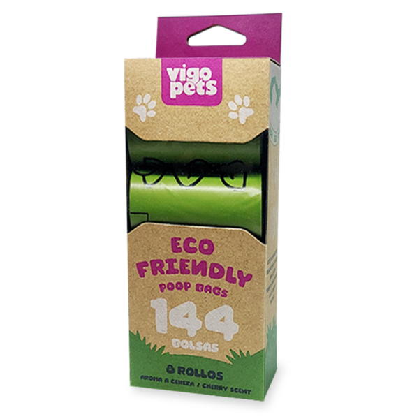 Bolsa biodegradable para residuos de mascotas - 8 rollos