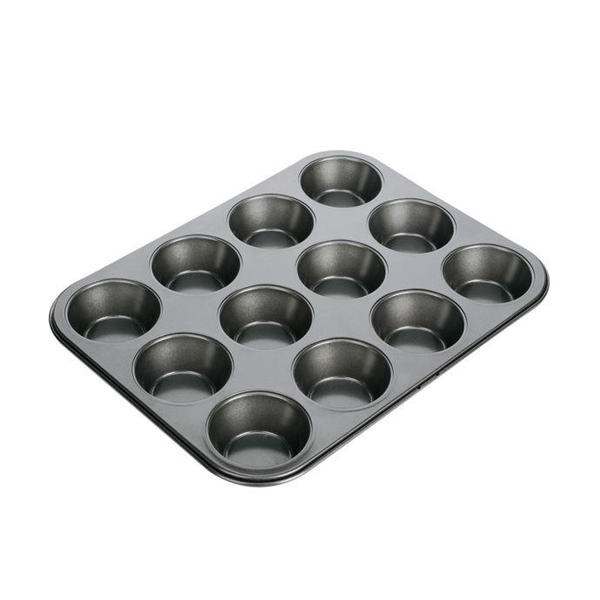 Molde de metal Delicia para muffins con 12 orificios