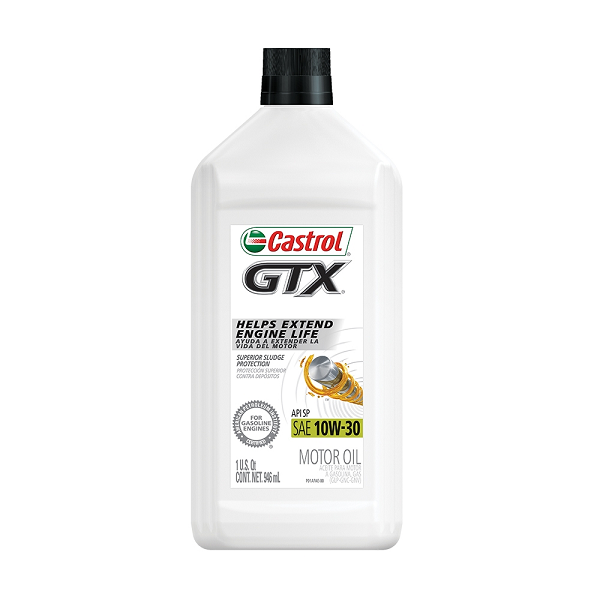 Aceite GTX 10W30 de 1/4gl para automóvil