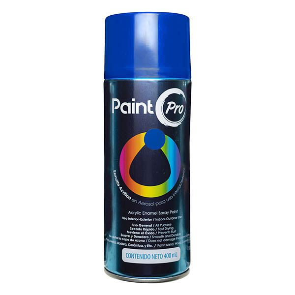 Pintura de esmalte acrílico en aerosol de 400ml color azul oscuro