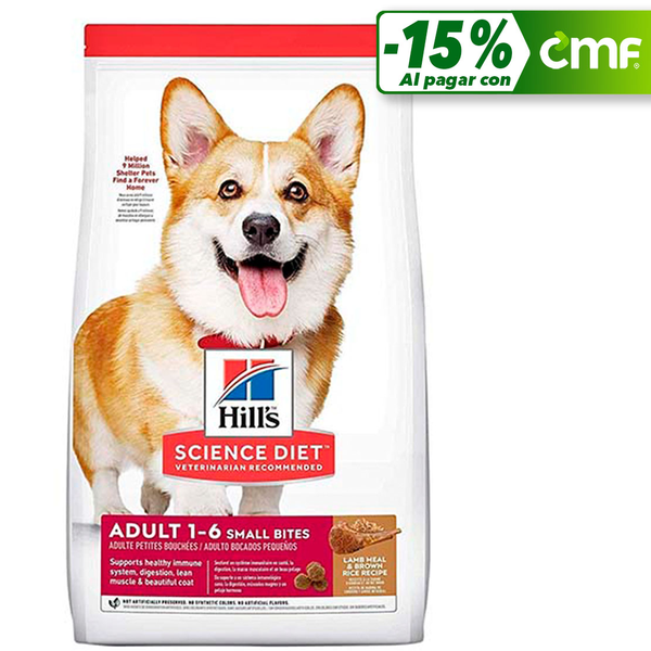 Alimento seco Adult 1-6 Small Bites de 7kg para perro adulto