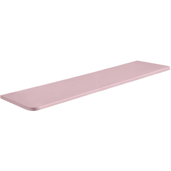 Tablilla recta Kids de 1.5cm x 25cm x 80cm color rosa