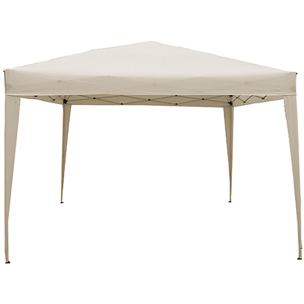 Gazebo plegable TXJ de 3m x 3m color crema