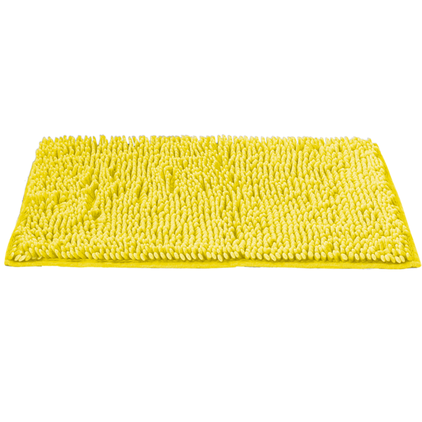 Alfombra de baño Anna de 17" x 24" color amarillo