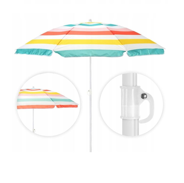 Paraguas de playa 150cm de colores surtidos