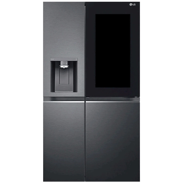 Refrigerador Side By Side InstaView de 23.8 pies³ inverter color negro
