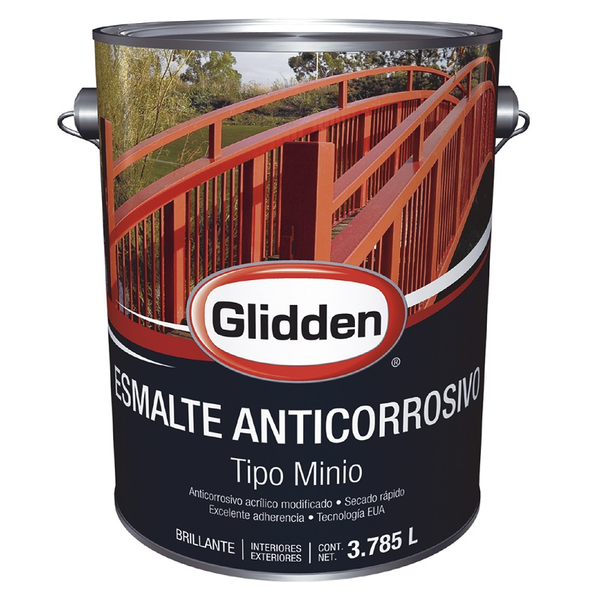 Pintura esmalte anticorrosivo Tipo minio 1gl