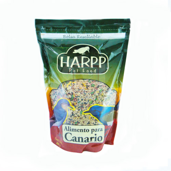 Alimento de 400gr con ingredientes naturales para canario