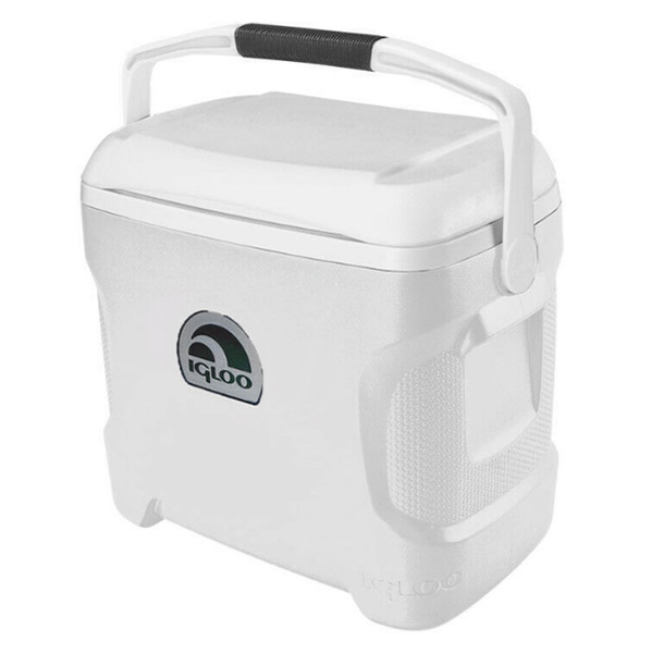 Hielera Marine Ultra Con Capacidad De 28l Con Tapa Sencilla Color Blanco Igloo 7095