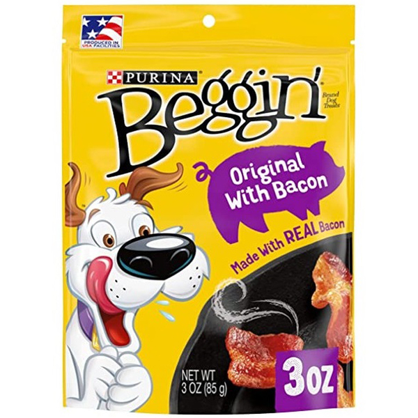 Snack para perro Beggin Strips Bacon de 3oz