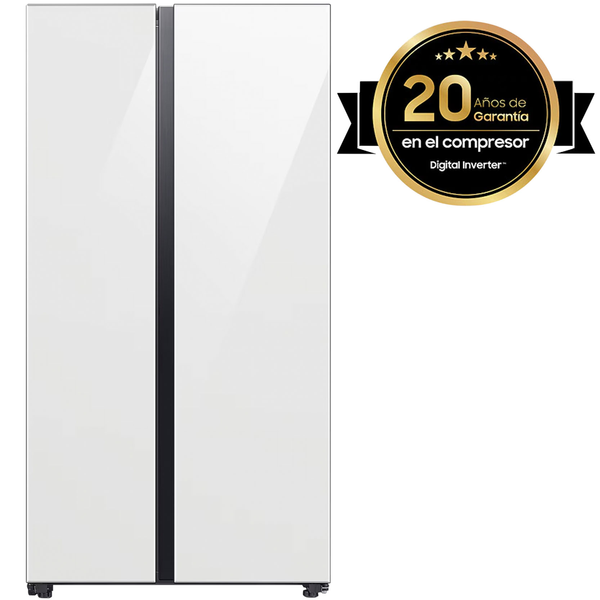 Refrigerador Side by Side de 23 pies³ inverter color blanco