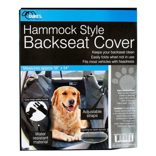 Cobertor de asiento trasero estilo hamaca para mascota