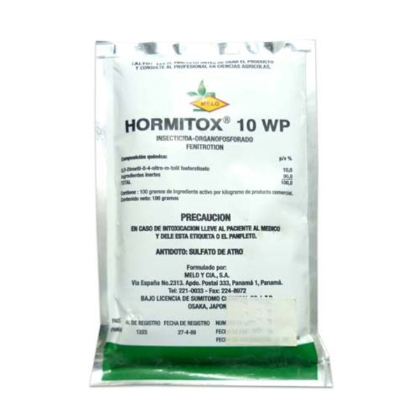 Insecticida Hormitox 10 WP de 250gr