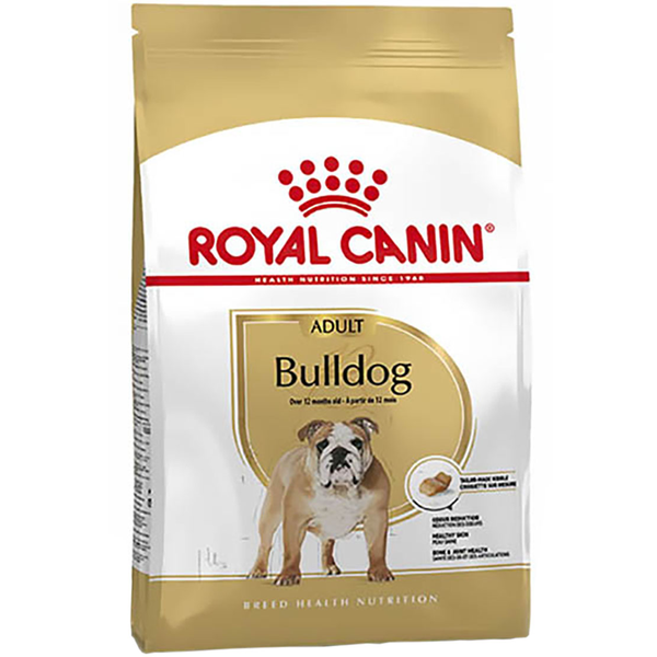 Alimento seco de 3kg para perros adultos de raza Bulldog