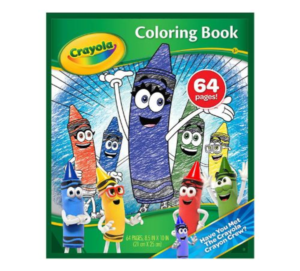 Libro de pintar The Crayon Crew 64 páginas