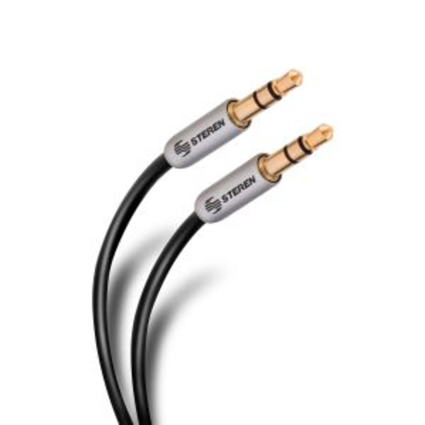 Cable auxiliar plug a plug 3.5mm de 3.6m ultra delgado