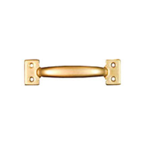 Tirador de 5 1/2" para puerta de acero color dorado