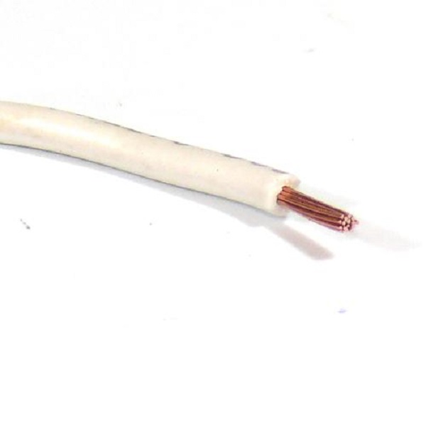 Cable eléctrico TFF de 1m de 16AWG de color blanco