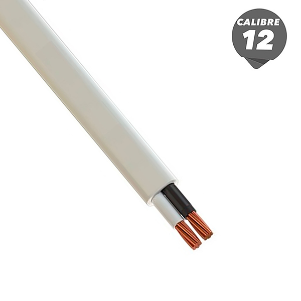 Cable plástico NM-B de 1m calibre 12AWG