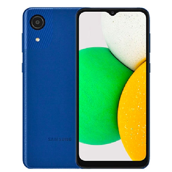 Celular Samsung A03 Core 2GB 32GB color azul