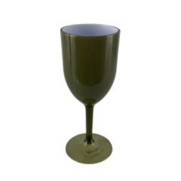 Copa plástica 18cm x 7.2cm diseño liso color verde aqua