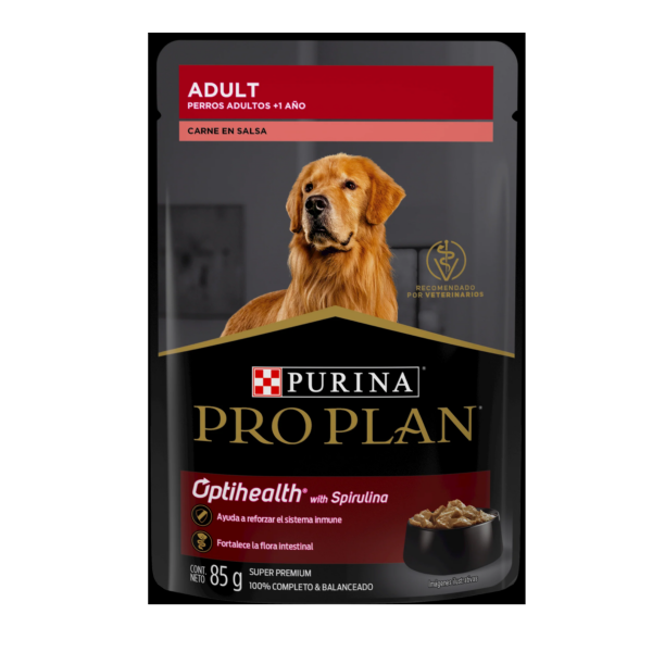 Alimento Pro Plan de 85g para perro raza adulta