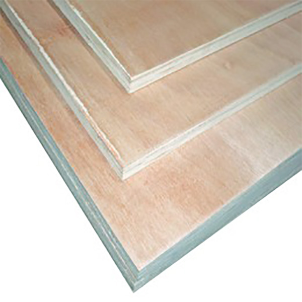 Lámina de plywood de 4' x 8' x 1/2" regular Okume