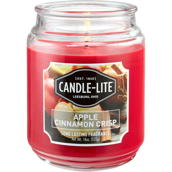 Vela de 18oz Essentials con aroma a Apple cinnamon crips