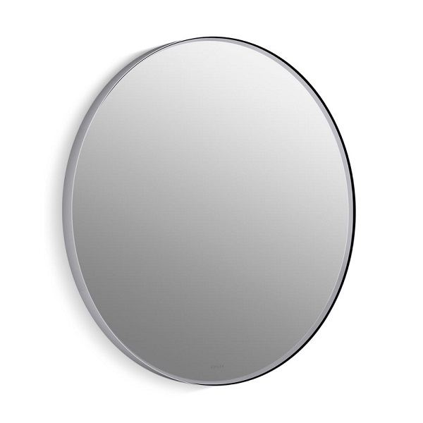 Espejo Essential de 28" redondo con marco acabado cromo pulido KOHLER