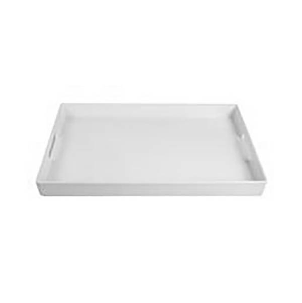 Bandeja rectangular blanca 40 x 26 cm - Concepts