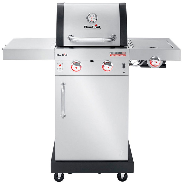 Asador a gas Professional Pro 2 quemadores + quemador lateral Infrared