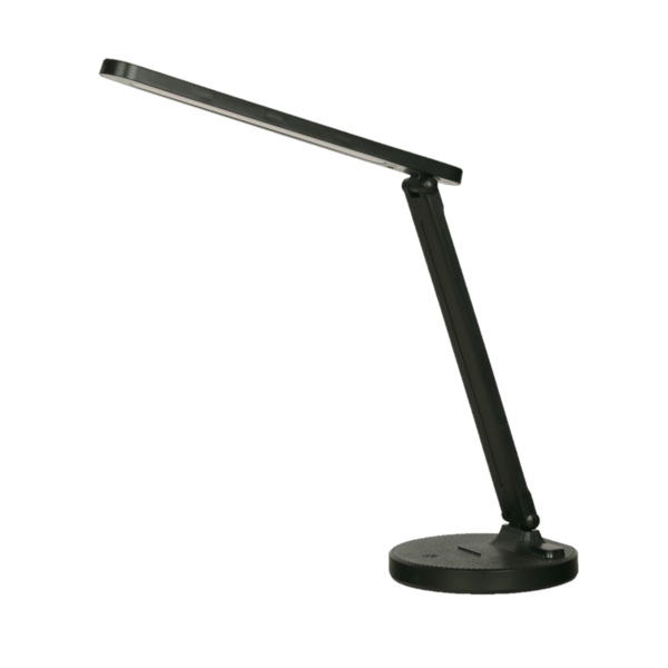 Lámpara de escritorio Led negra de 1 luz atenuable 4W