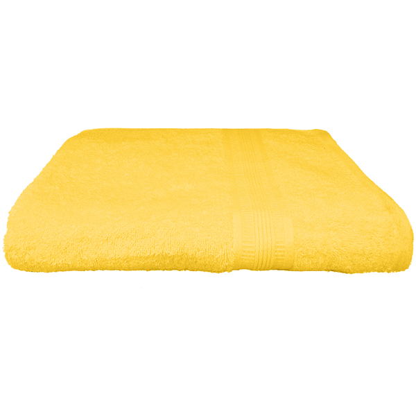 Toalla de baño Seul de 27" x 54" color amarillo