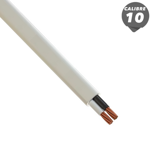 Cable plástico NM-B de 1m calibre 10AWG