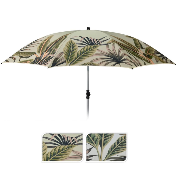 Paraguas de playa de 200cm diseño de hojas